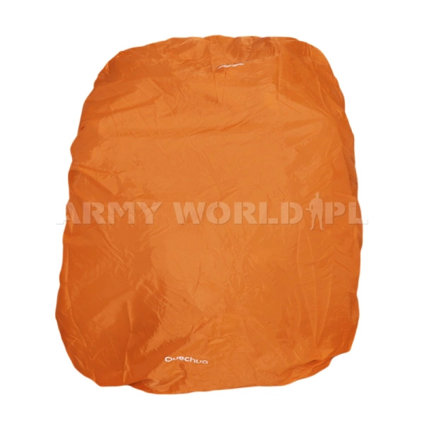 Pokrowiec Na Plecak Przeciwdeszczowy Quechua 55-80L Pomarańczowy Oryginał Demobil BDB
