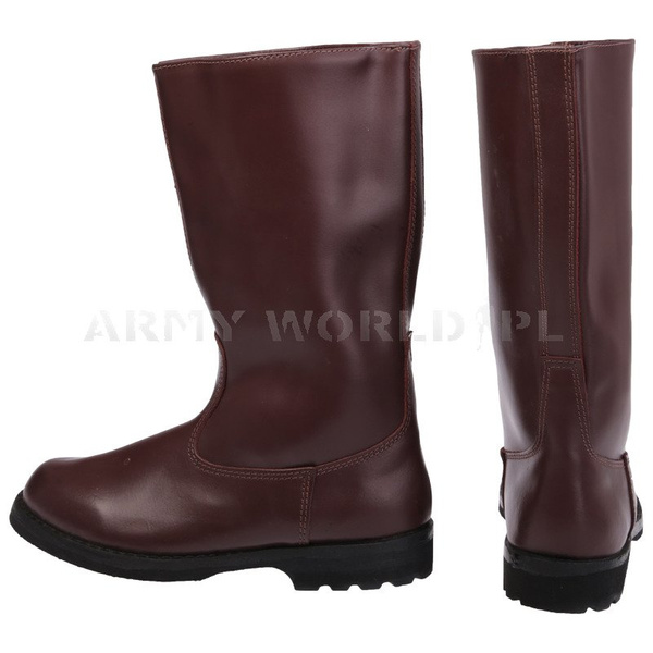 Jackboots 'Rumcajsy' Leather Brown New