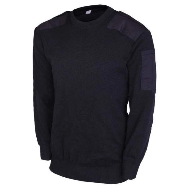 Sweter Holenderski 50% Wełna Granatowy Oryginał Demobil II Gatunek 