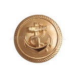 Button Of Navy Forces 25N Gold Military Surplus New