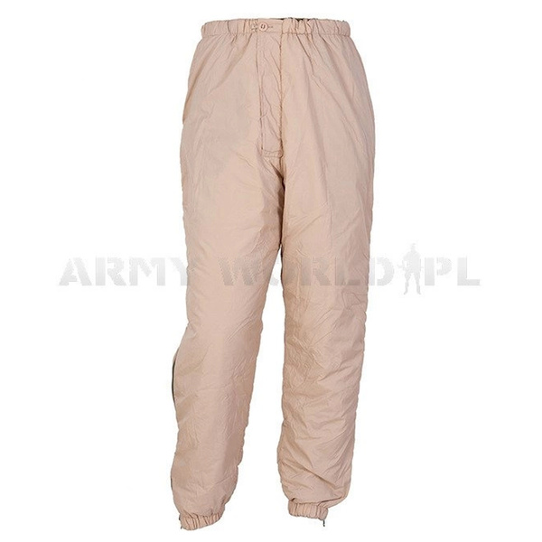 Spodnie Ocieplane Brytyjskie Softie Arctic Thermal Dwustronne Olive / Kremowe Oryginał Demobil II Gatunek 