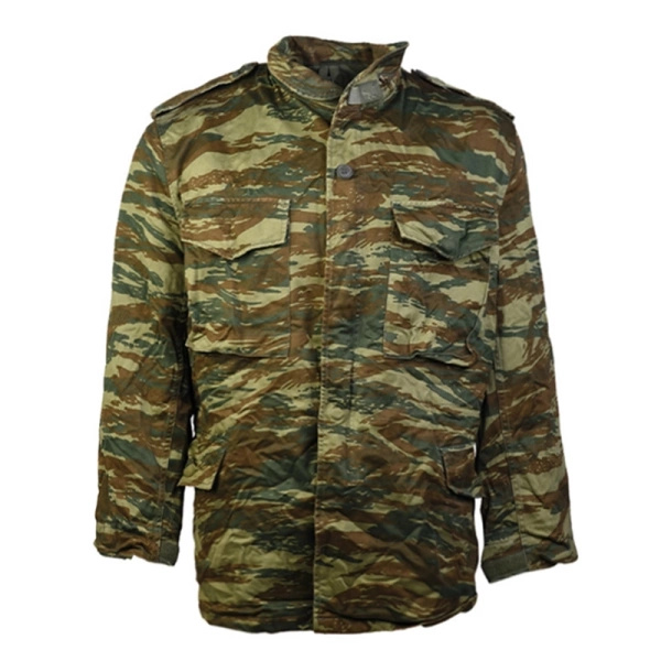 Kurtka M65 + Podpinka Wojskowa Grecka Lizard Camo Oryginał Demobil BDB
