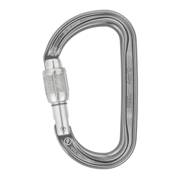 Karabinek Am'D Screw-Lock Petzl Srebrny (M34A SL)