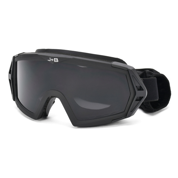 Gogle Taktyczne ANTIFOG UV + 3 Szybki JB Tacticals Czarne (JB-GLS-0002)