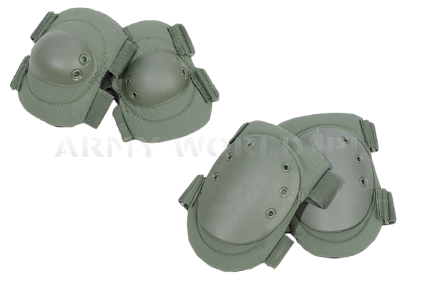 Set Of Knee And Elbow Protectors M2 Olive Original Used
