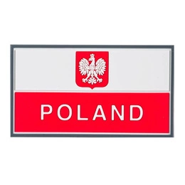 Emblem Poland Flag With Emblem PVC Helikon-Tex White / Red (OD-P29-RB-20)
