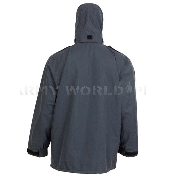 Kurtka Przeciwdeszczowa Wojskowa Holenderska Granatowa Oryginał Demobil II Gatunek