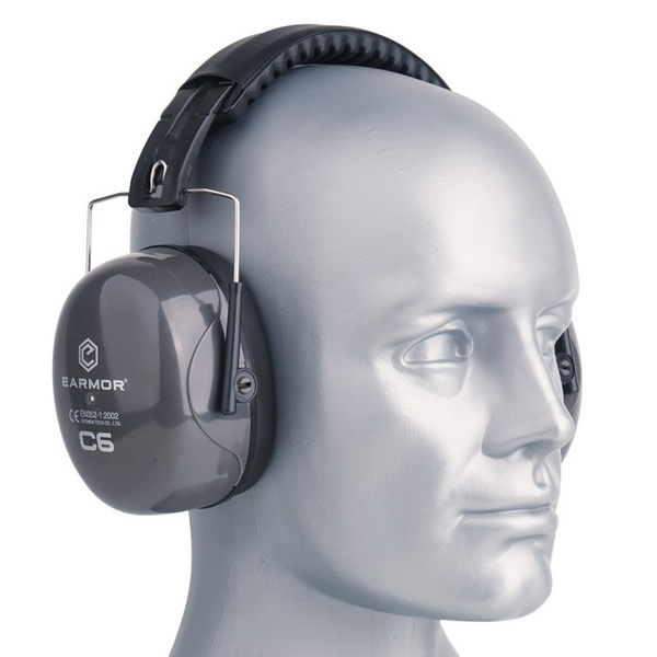 Passive Protective Headphones C6 - Earmor Gray (28 NRR)