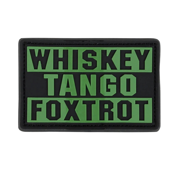 Naszywka Whiskey Foxtrot PVC Patch Condor Olive Drab (181007-001)