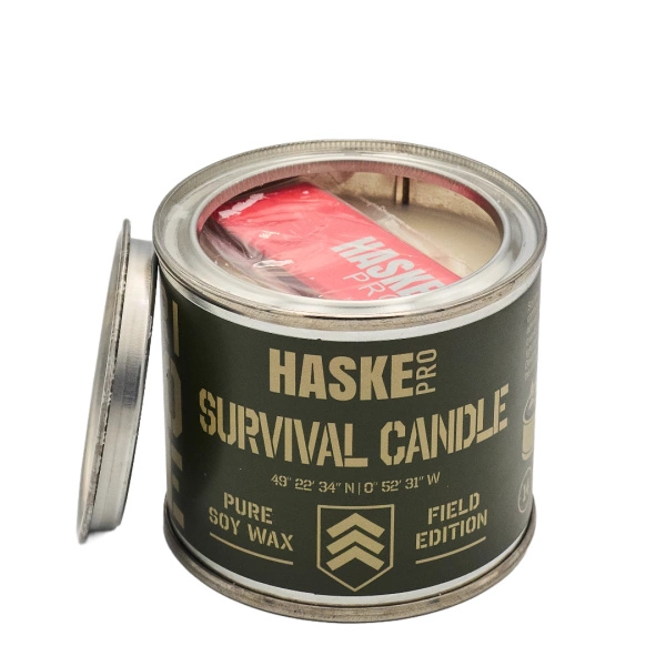 Świeca Wiatroodporna TriCore Survival Candle Sojowa Haske Pro 220g