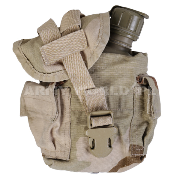 Manierka US Army 1 L + Pokrowiec Molle 3 Color Oryginał Demobil DB