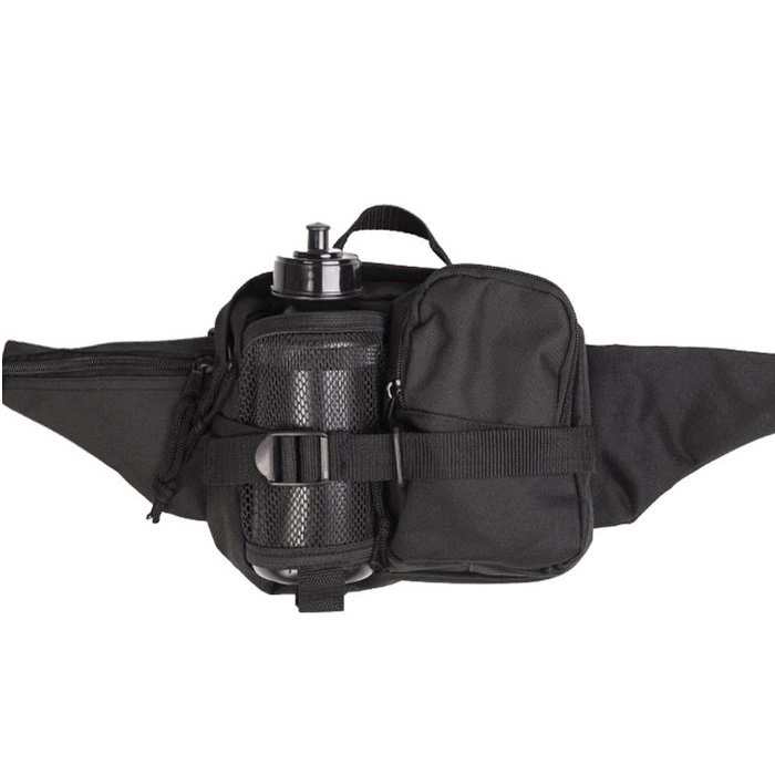 Waist Bag With Bottle Miltec Black BACKPACKS I BAGS I POCKETS \ Bags \ Hip Bags SURVIVAL