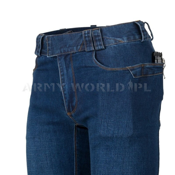Spodnie CTP Covert Tactical Pants® Helikon-Tex Denim Mid - Vintage Worn Blue (SP-CTP-DD-96)
