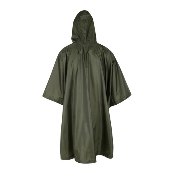 Peleryna Przeciwdeszczowa - Poncho Ripstop Helikon-Tex Czarne (PO-MUS-PO-01)