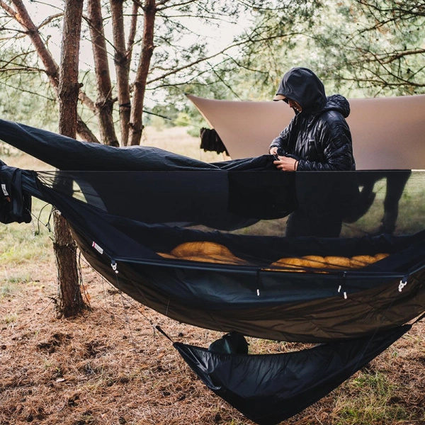 Hamak DRAKA Lesovik 25 + System Zawieszenia SNEKA Olive Green / Treetop