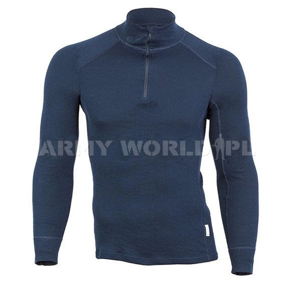 Thermoactive Dutch Military Trikot Thermowave Navy Blue Original Used