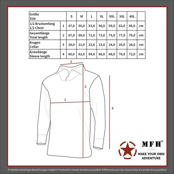 Bielizna/ Bluza Termiczna Termoaktywna LVL 2 Gen III MFH Olive (11401B)