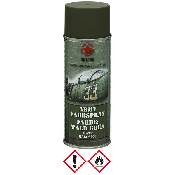 Farba Maskująca / Spray Do Broni 400 ml MFH Matt Forest Green (27375D)