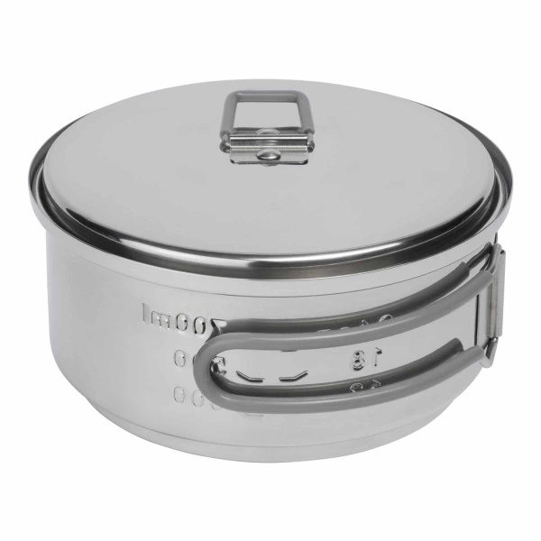 Zestaw Do Gotowania Solid Fuel Cookset Stainless Steel Esbit 1000 ml