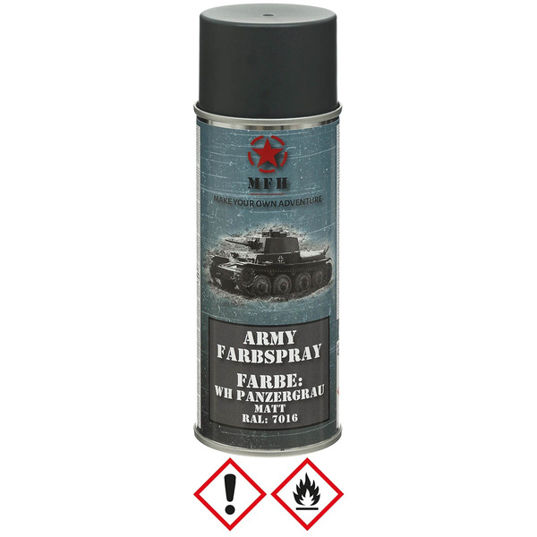 Farba Maskująca / Spray Do Broni 400 ml MFH Mat WH Tank Grey (27375L)