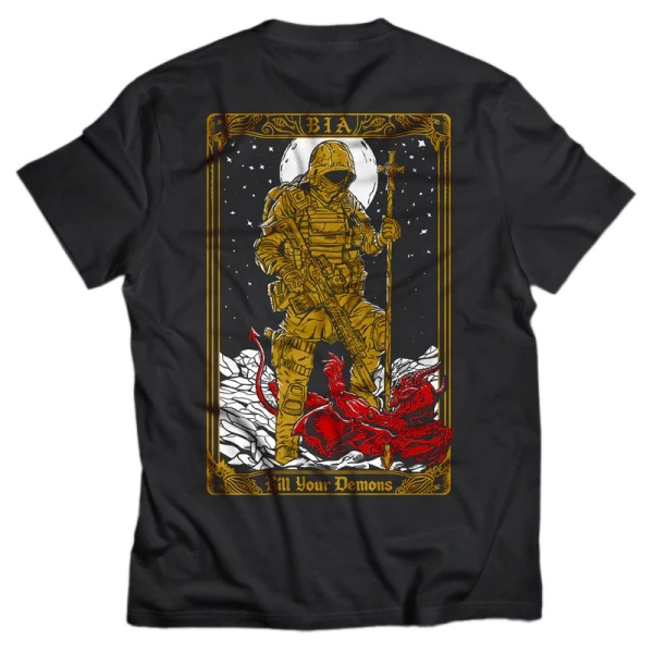 T-Shirt Demons Brothers In Arms Czarny