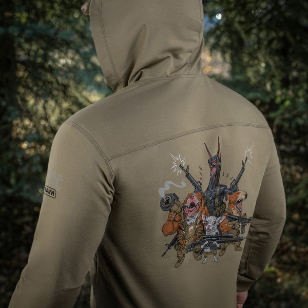 Bluza Z Kapturem Hoodie Rex Team M-Tac Tan (20536003)