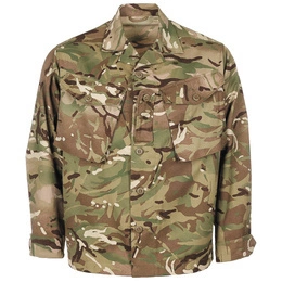 British Military Shirt With Collar Tropical MTP (Multi Terrain Pattern) Original New