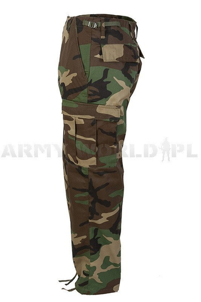 Military Cargo Pants Ranger Type BDU Woodland New (11810020)