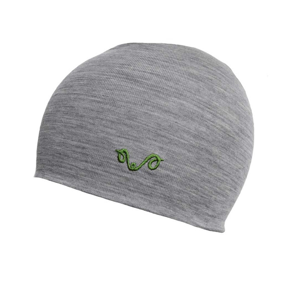 Czapka 100% Wełna Merino Unisex Woolona Szary