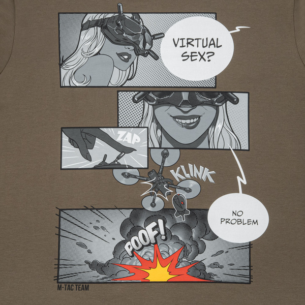 Koszulka Comics Drone Girl M-Tac Dark Olive (80074048)