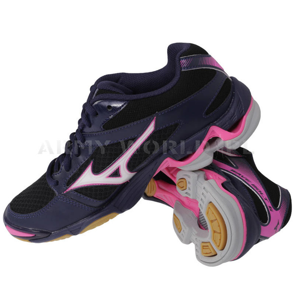 Buty Sportowe Halowe Wave Bolt 6 MIZUNO Różowe Oryginał Nowe