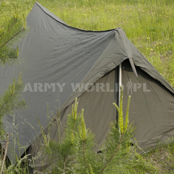 Namiot Wojskowy Brezentowy Francuski Oryginał Demobil DB