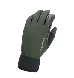 Rękawice Wodoodporne Strzeleckie All Weather Hunting Sealskinz Olive / Czarne (12100084)