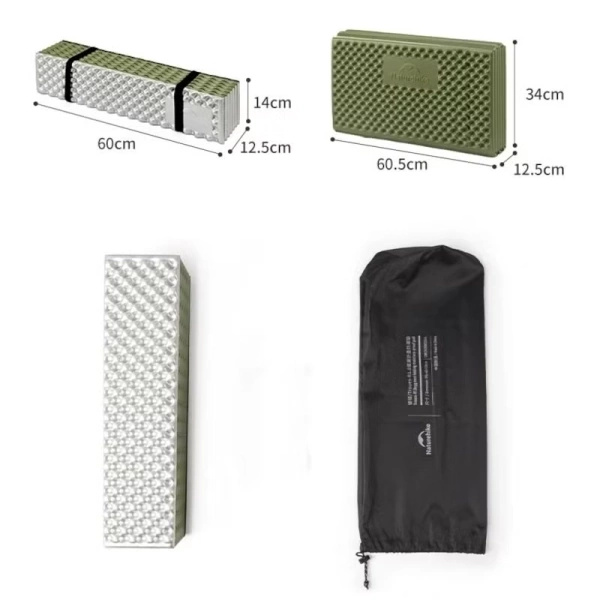 Karimata Składana Egg Crate Folding Mat Single R 1.8  Naturehike Green (CNK2450WS044)