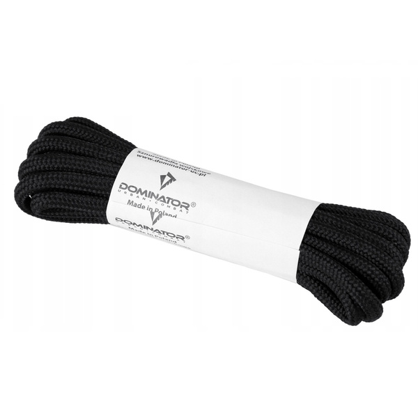 Sznurowadła Wojskowe 4 mm Dominator Czarne 