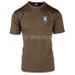 T-shirt Termoaktywny Coolmax Justcool Awdis Brązowy Oryginał Demobil DB
