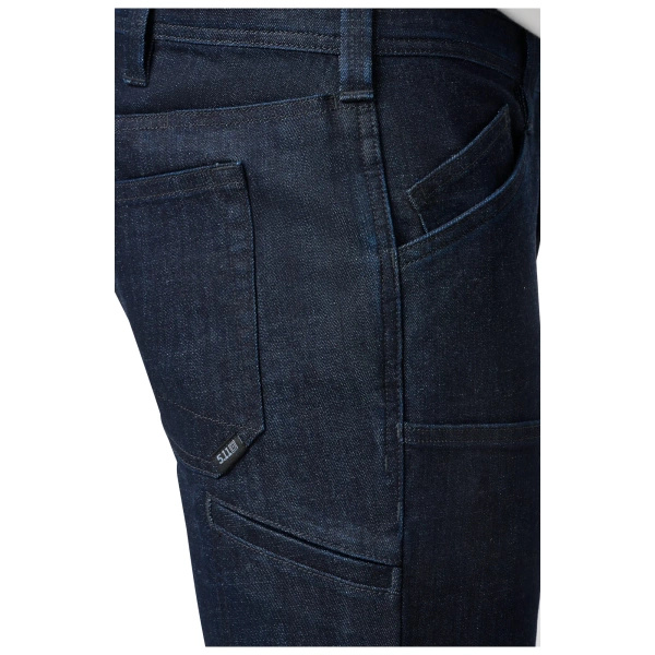 Spodnie Jeansowe Straight Fit Defender-Flex Utility 5.11 Rinse Wash Indigo (7740035)