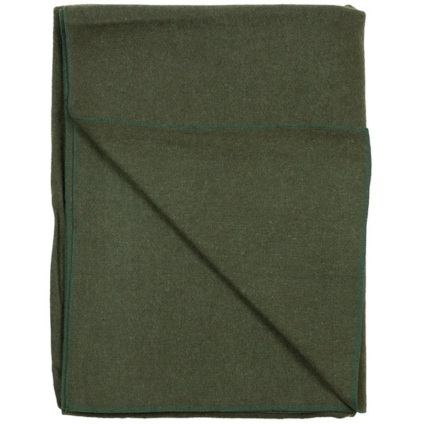 Koc US Army Wełniany 210 x 160 Olive Oryginał Demobil BDB
