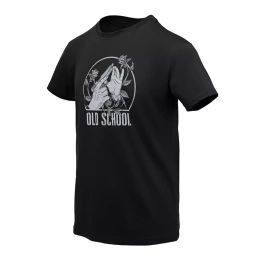 T-Shirt Old School Helikon-Tex Czarny (TS-OLS-CO-01)