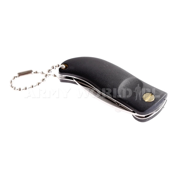 Nóż Składany Brelok Linder Czarny Powystawowy
