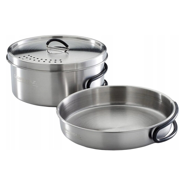 Zestaw Naczyń Coleman Stainless Steel Trekking Kit