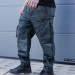 Spodnie Techniczne Jednostki Specjalnej Bundeswehr Trudnopalne TEA Szare Oryginał Demobil BDB
