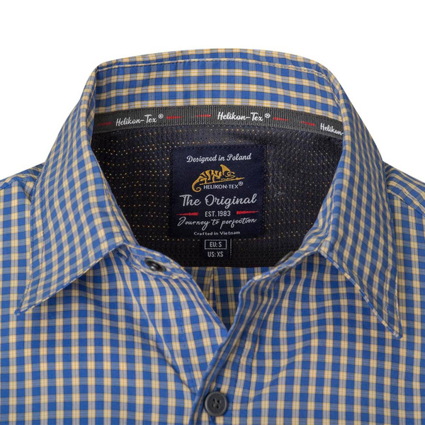 Koszula Covert Concealed Carry Short Sleeve Royal Blue Checkered Helikon-Tex (KO-CCS-CB-C4)