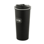 Kubek Termiczny Z Zaworem 450 ml M-Tac Czarny (60053002)