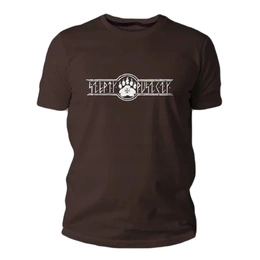 T-Shirt Szepty Puszczy TigerWood Brązowy