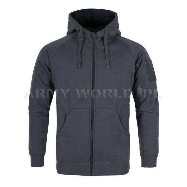 Urban Tactical Hoodie Lite (FullZip) Helikon-Tex Light Grey Melange (BL-ULF-CB-2G)