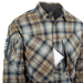 Tactical Shirt MBDU Flannel® Long sleeve Helikon-Tex Slate Blue Checkered (KO-MBD-PO-C0)