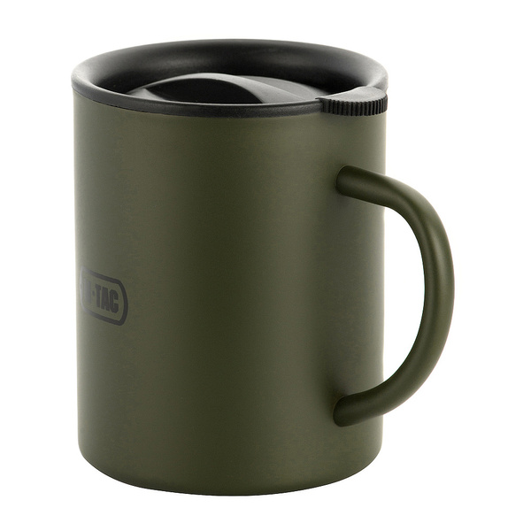 Kubek Termiczny Z Pokrywą 400 ml M-Tac Olive (60063001)