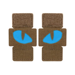 Naszywka Tiger Eyes M-Tac Coyote / Blue (51502995)