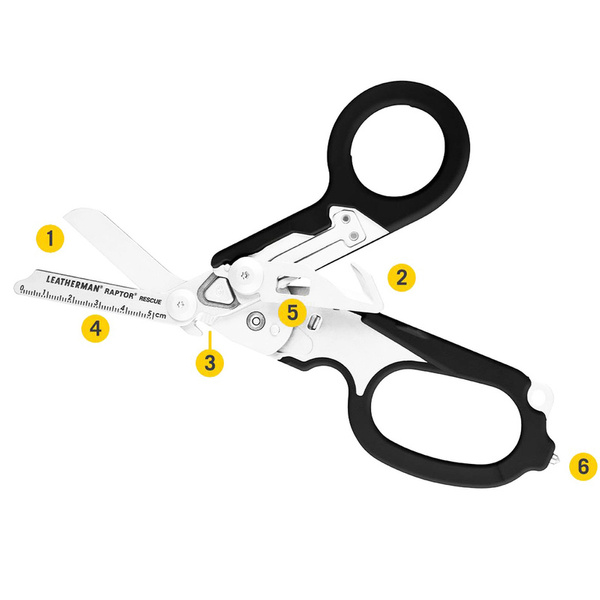 Multitool / Nożyce Leatherman® Raptor Rescue Black + Futerał Molle